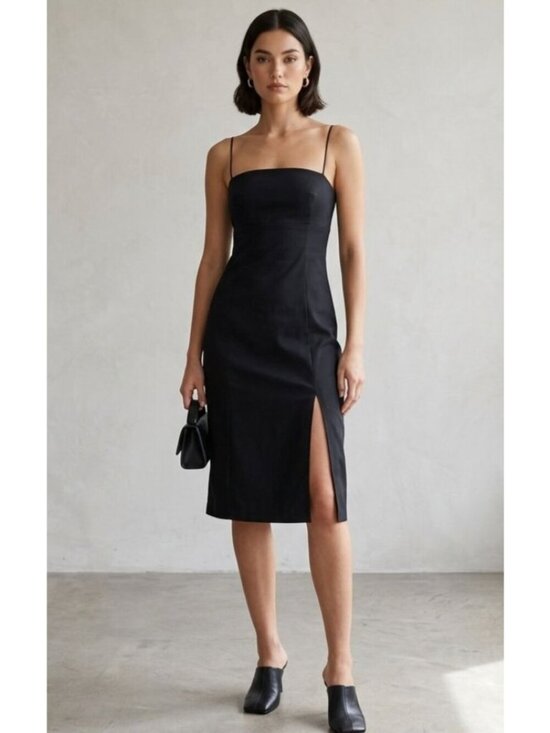 Hugo Buscati Dresses & Skirts - Women's - Hugo Buscati Collection Black Dress, Size 2